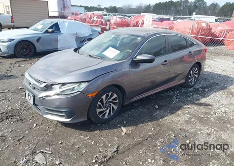2018 Honda Civic Ex from USA, damaged, VIN 19XFC2F7XJE007998